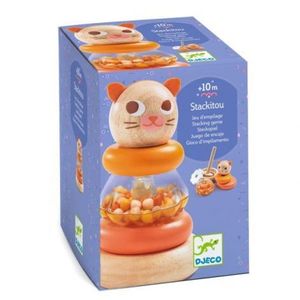 Jucarie Montessori Piramida pisica, Djeco imagine