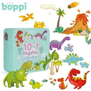 Puzzle progresiv Toddler 10 in 1, Boppi - Dinozauri imagine