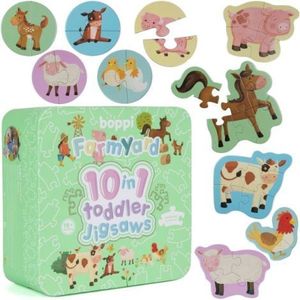 Puzzle progresiv Toddler 10 in 1, Boppi - Ferma imagine