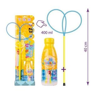 Set Baloane de sapun gigante - accesoriu fluture + solutie 400 ml imagine