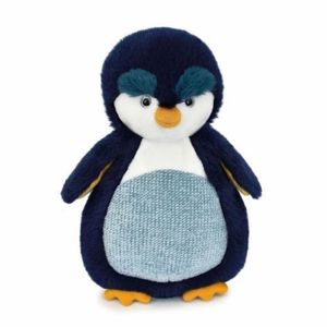 Jucarie moale din plus - Pinguin, 28 cm, albastru imagine