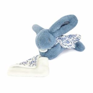 Iepuras Doudou - jucarie de plus cu paturica, 16 cm imagine