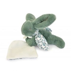 Iepuras Doudou - jucarie de plus cu paturica, 16 cm imagine