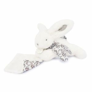 Iepuras Doudou - jucarie de plus cu paturica, 16 cm imagine