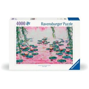 Ravensburger - Puzzle nuferi roz 4000 piese imagine