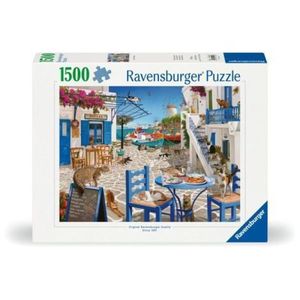 Ravensburger - Puzzle pisici in Mykonos Grecia 1500 piese imagine
