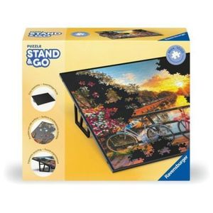 Ravensburger - Suport portabil pentru puzzle cu design elegant negru pentru puzzle orizontal de 50 x 70 cm imagine