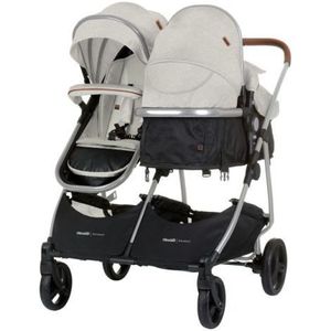 Carucior gemeni Chipolino Duo Smart 3 in 1 biscotta imagine