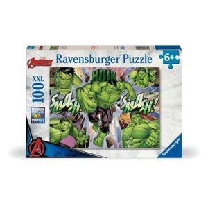 Ravensburger - Puzzle Marvel Hulk 100 piese XXL imagine