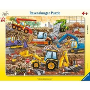 Ravensburger - Puzzle tip rama utilaje la munca 35 piese imagine