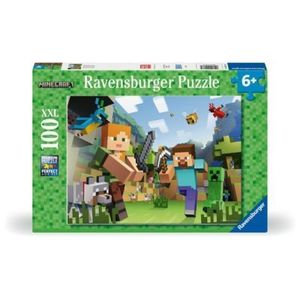 Ravensburger - Puzzle Minecraft 100 piese XXL imagine