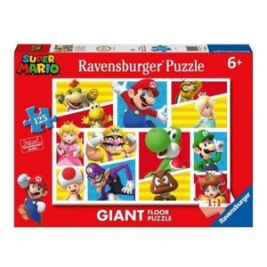 Ravensburger - Puzzle mare de podea Super Mario 125 piese imagine