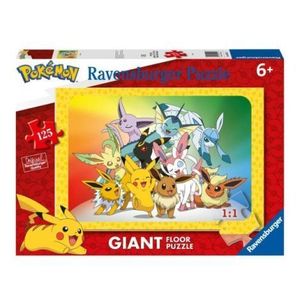 Ravensburger - Puzzle mare de podea Pokemon 125 piese imagine