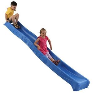 Tobogan pentru copii ROCLI, 2.9m, HDPE, albastru imagine