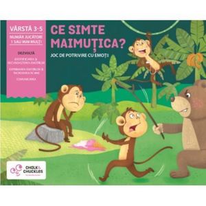 Joc de potrivire - ce simte maimutica? imagine