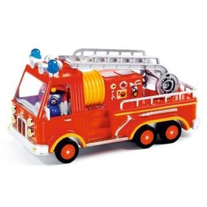 Masina de pompieri Colectia Crazy Motors, Djeco imagine