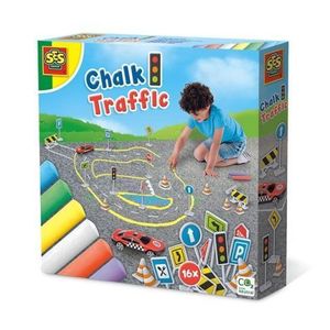 Creta colorata pentru terenul de joaca - Trafic imagine