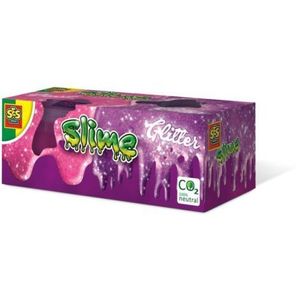 Slime colorat cu sclipici pentru copii (2x 120 gr.) imagine