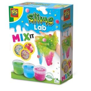 Set de mixat slime colorat cu margele si bile imagine