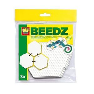 Set placi pentru margelele de calcat Beedz - 3 bucati hexagon imagine