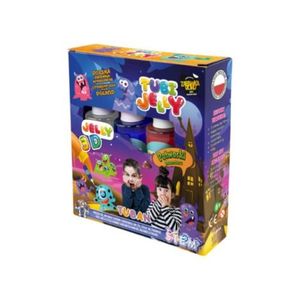 SET TUBI JELLY (gel modelator) cu 3 culori , MONSTRI imagine