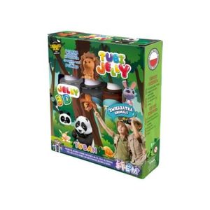 SET TUBI JELLY (gel modelator) cu 3 culori , ANIMALE imagine