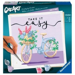 Ravensburger - CreArt pictura pe numere pentru adulti bicicleta Take it easy imagine