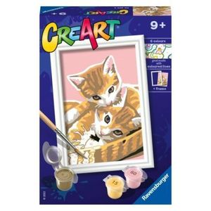 Ravensburger - CreArt pictura pe numere pentru copii pisicute dragalase imagine