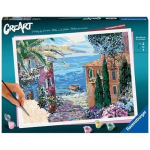 Ravensburger - CreArt pictura pe numere pentru adulti peisaj mediteranean imagine