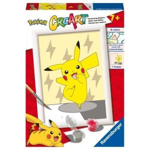 Ravensburger - CreArt pictura pe numere pentru copii Pickachu imagine