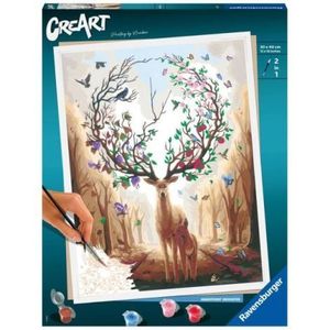 Ravensburger - CreArt pictura pe numere pentru adulti cerb magic imagine