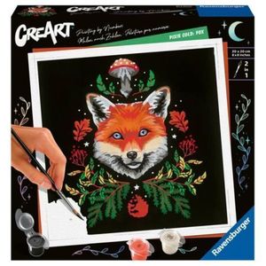 Ravensburger - CreArt pictura pe numere pentru adulti editie Pixie Cold vulpe imagine