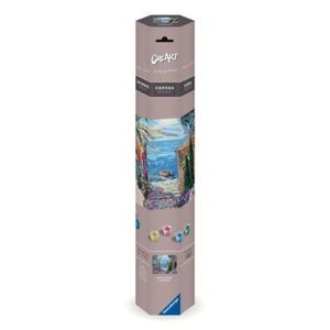Ravensburger - CreArt pictura pe numere pentru adulti Tablou Canvas peisaj mediteranean imagine