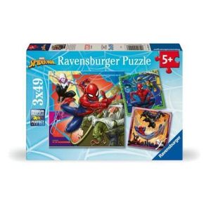 Ravensburger - Puzzle Marvel Spiderman 3x49 piese imagine