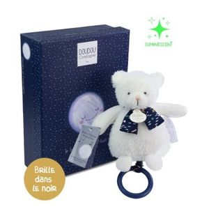 Ursulet muzical Doudou CLAIR DE LUNE, 17 cm imagine