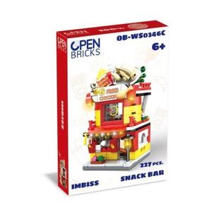 Set de constructie - Fast-food de jucarie (227 piese) imagine