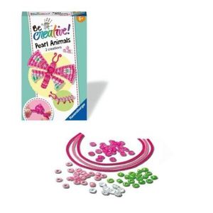 Ravensburger - Be Creative Set mini de creatie din perle fluture si larva imagine