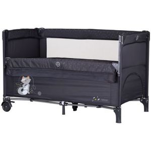 Patut pliabil Chipolino Relax anthracite cu laterala culisanta imagine