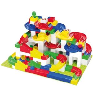 Jucarie de construit pentru copii Marble Run Hubelino (213 piese) imagine