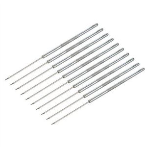 Set de 10 ace din otel, lungime 13, 6 cm, pentru fixare produse disectii, uz didactic imagine