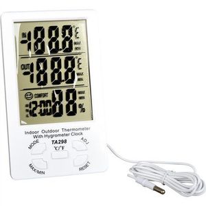 Higrometru si termometru electronic, pentru uz didactic imagine