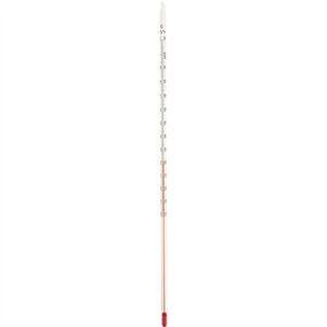 Termometru cu alcool, 30.4 cm, pentru laboratoare scolare, uz didactic imagine