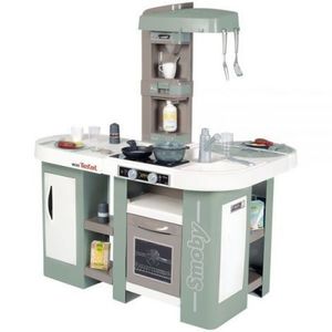 Bucatarie Smoby Tefal Studio XL Bubble albastru cu accesorii imagine