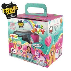 SET TUBI JELLY (gel modelator) cu 6 culori si acvariu mic , UNICORN imagine