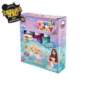 SET TUBI JELLY (gel modelator) cu 3 culori , SIRENA imagine