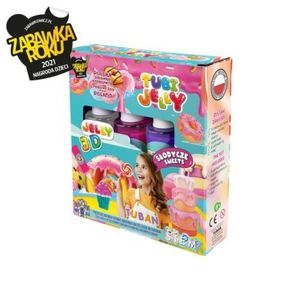 SET TUBI JELLY (gel modelator) cu 3 culori , DULCIURI imagine