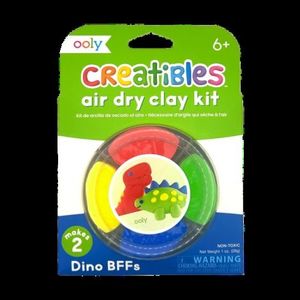 Plastilina cu uscare la aer - Dino, Creatibles, set DIY 4 culori imagine