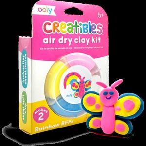 Plastilina cu uscare la aer - Rainbow, Creatibles, set DIY 4 culori imagine