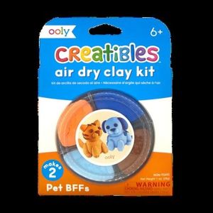 Plastilina cu uscare la aer - Pet, Creatibles, set DIY 4 culori imagine