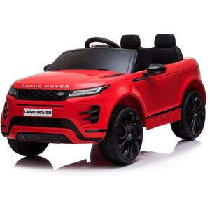 Masinuta electrica Range Rover, 4x4, 140W-12V, roti moi, scaun tapitat, Premium, culoare Rosu imagine